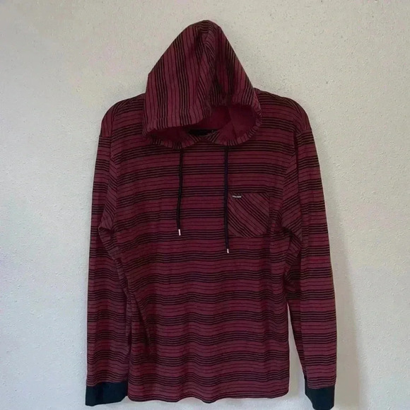 VOLCOM Men’s Hooded Long Sleeved Shirt - Picture 1 of 8